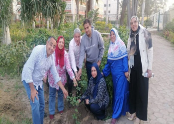مبادرة "ازرع شجرة" بكلية الزراعة جامعة عين شمس