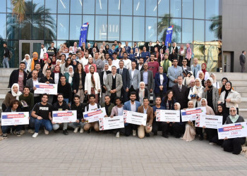 (ASU-iHub) والذي ينظمه مركز الابتكار وريادة الأعمالiChallenge '23  أ.د. غادة فاروق تشهد ختام فعاليات برنامج المسابقات