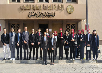 طلاب جامعة عين شمس يزورون معرض معدات وأجهزة الشرطة بأكاديمية الشرطة في إطار الاحتفالات بعيد الشرطة