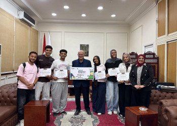 New Student Achievement at the Faculty of Agriculture…Auraterra Team Honored for Winning Second Place in the “Renew and Reuse” Competition at Egypt’s Digital Innovation Center