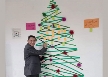 "Hang Your Wish" event at the Faculty of Archeology to welcome the new year with the participation of faculty staff, students and employees