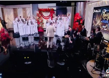 in Shams University's "Harmony Araby" Choir Shines on Al-Nahar TV in New Year's Celebration