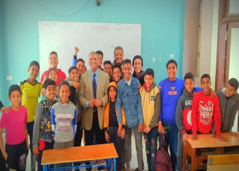 The activities of the second day of the comprehensive development convoy of Ain Shams University in Qena Governorate