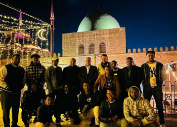 The "For Egypt Students" family organizes Suhoor with the international students at the Faculty of Business