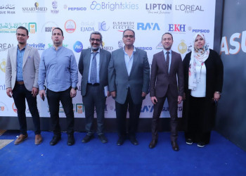 The Vice President of Ain Shams University inspects the activities of the annual employment fair of the university