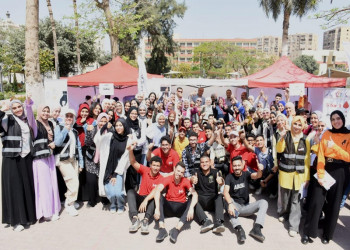 “Your health is important to us.” An awareness campaign on the Ain Shams University campus