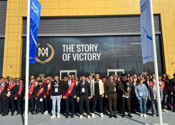 University students visit the 4th International Defense Industries Exhibition "EDEX 2025"