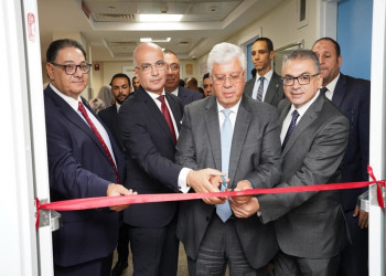 The Ministers of Higher Education and Scientific Research, Health and Population, and the President of Ain Shams University inaugurate the stroke and cerebral hemorrhage unit...The first of its kind in the Middle East