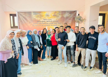 The activities of the cultural festival (the First Word) at the Students' Union of the Faculty of Arts