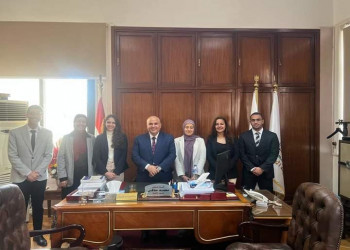 Dean of the Faculty of Law honors the team participating in the Willem C. Vis International Contest to the Image trial in the field of international commercial arbitration