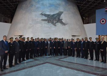 The participation of Ain Shams University students in the Air Force Museum celebration of the 71st Police Day under the title "Together we protect our homeland"