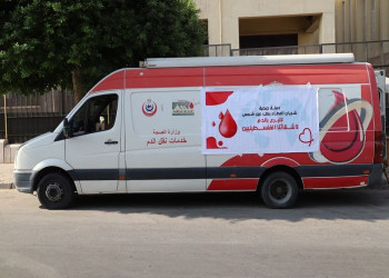 Ain Shams University organizes a blood donation campaign in solidarity with the Palestinian brothers