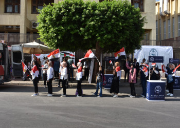 أسرة طلاب من أجل مصر تشارك في حملة جامعة عين شمس للتبرع بالدم تضامنا مع الأشقاء الفلسطينيين