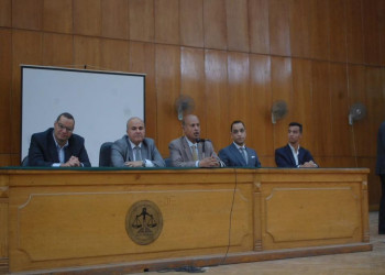 Dean of the Faculty of Law, Vice Deans, Faculty Staff, and Teaching Assistants Attend the Final Performance of the Human Rights Society at the Faculty