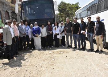 Ain Shams University continues its journey of giving with a comprehensive medical, educational, and awareness service convoy to serve the residents of Housh Essa Center, Beheira Governorate