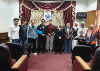 The Education and Student Affairs Sector organizes an awareness seminar at the Faculty of Specific Education titled “Drugs Between Beliefs and Reality,” in cooperation with the Fund for Combating and Treating Addiction