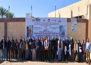 Ain Shams University concludes the “Dar wa Salama” project with a major development convoy in Sohag
