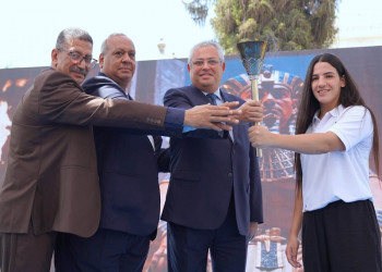 Ain Shams University Welcomes the “Cairo 2026” Torch and Prepares to Host Competitions of the African Universities Games