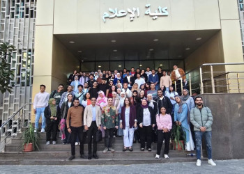 الإعلامي شريف مدكور في ضيافة كلية الإعلام جامعة عين شمس