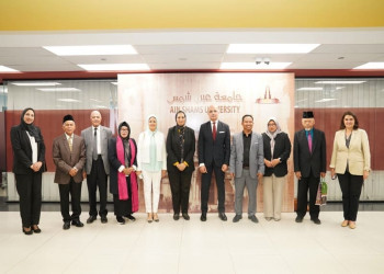 A memorandum of understanding between Ain Shams University and Sunan Kalijaga Islamic State University in Indonesia to enhance joint cooperation