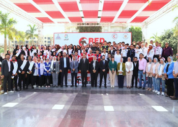 جامعة عين شمس تطلق النسخة الثانية من حملة "الريد ويك" بجامعة عين شمس