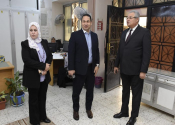The Vice President for Education and Student Affairs conducts an inspection visit to the female student dormitory in Heliopolis