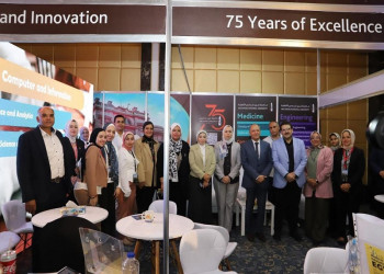 Unprecedented turnout at Ain Shams University's pavilion at the 17th EduGate International Forum and Exhibition for Higher Education and Training